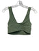 Lululemon Size 8/6 Sage green Sleeveless V Neck Biker Bra Short Set Sage green / 8/6