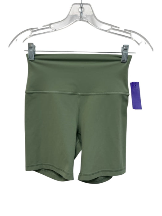 Lululemon Size 8/6 Sage green Sleeveless V Neck Biker Bra Short Set Sage green / 8/6