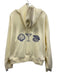 Doughboy Depot Size XL Yellow Cotton Blend Embroidered Hoodie Pullover Sweater Yellow / XL