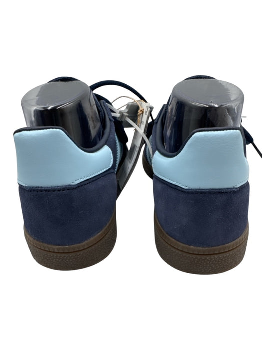 Adidas Shoe Size 7.5 Mixed Blues Leather Upper Suede T Toe Low Top Sneakers Mixed Blues / 7.5