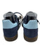 Adidas Shoe Size 7.5 Mixed Blues Leather Upper Suede T Toe Low Top Sneakers Mixed Blues / 7.5