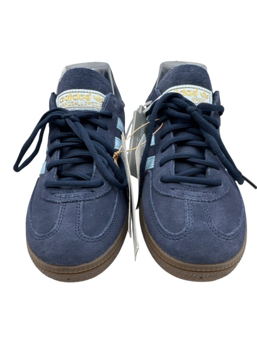 Adidas Shoe Size 7.5 Mixed Blues Leather Upper Suede T Toe Low Top Sneakers Mixed Blues / 7.5
