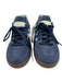 Adidas Shoe Size 7.5 Mixed Blues Leather Upper Suede T Toe Low Top Sneakers Mixed Blues / 7.5