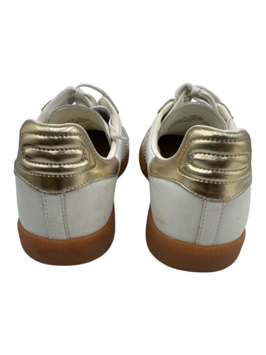 Back 70 Shoe Size 39 White & Beige Leather Upper Suede Detail Low Top Sneakers White & Beige / 39