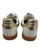 Back 70 Shoe Size 39 White & Beige Leather Upper Suede Detail Low Top Sneakers White & Beige / 39