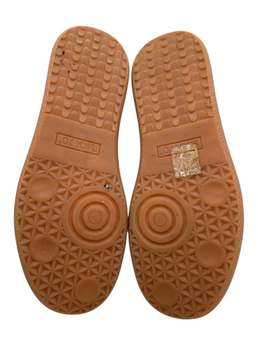 Back 70 Shoe Size 39 White & Beige Leather Upper Suede Detail Low Top Sneakers White & Beige / 39