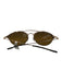 Ray Ban Brown Metal Tortoiseshell Round Tinted Lens Double Bridge Sunglasses Brown