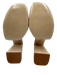 Larroude Shoe Size 9 Beige Raffia open toe Platform Block Heel Pumps Beige / 9