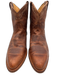 Tecovas Shoe Size 8 Brown Leather Cowboy Boot Stacked Heel Booties Brown / 8