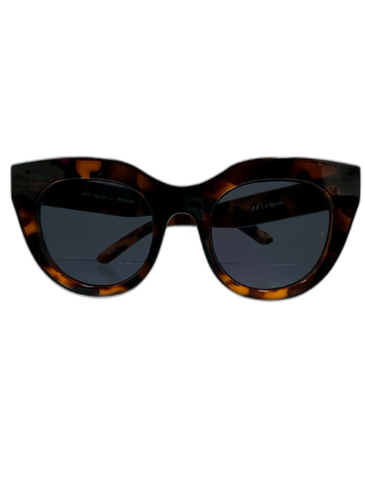 Le Specs Brown Acetate Tortoise shell Cat Eye Sunglasses Brown