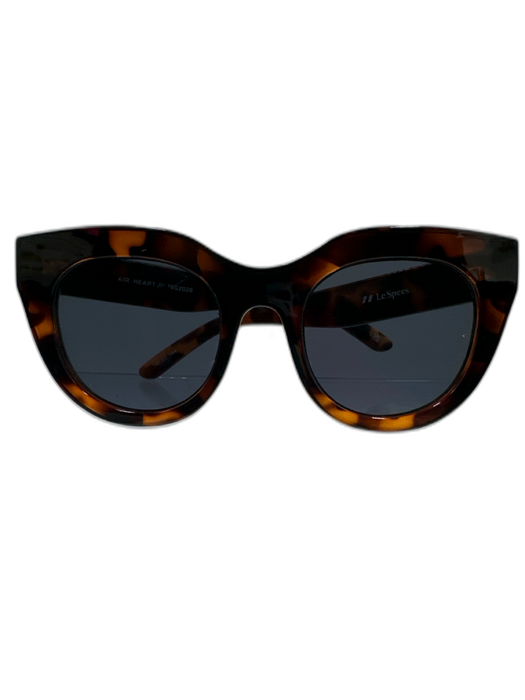 Le Specs Brown Acetate Tortoise shell Cat Eye Sunglasses Brown