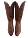 Tecovas Shoe Size 8.5 Brown Leather Cowboy Boot Stacked Heel Boots Brown / 8.5