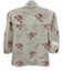 Veroalfie Size 1 White & Multi Cotton 1/2 Balloon Sleeve Cross Stitch Top White & Multi / 1