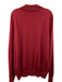 Peter Millar AS IS Size L Red Wool Solid Quarter Zip Men's Jacket Red / L