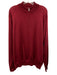 Peter Millar AS IS Size L Red Wool Solid Quarter Zip Men's Jacket Red / L