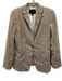 Banana Republic Size 2 Beige Linen Blend Long Sleeve One Button Lapel Jacket Beige / 2