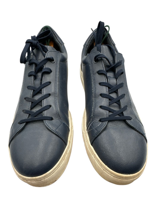 Boggi Shoe Size 44 AS IS Blue & White Leather Solid Men's Shoes Blue & White / 44