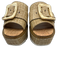 Sam Edelman Shoe Size 8 Taupe & Beige fabric upper Woven Buckle Slide Sandals Taupe & Beige / 8