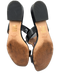 J. Crew Shoe Size 8 Black Patent Leather Cut Out Slide Sandals Black / 8