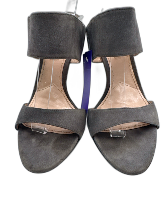Miu Miu Shoe Size 39 Gray Suede High Heel 2 strap Sandals Gray / 39
