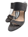 Miu Miu Shoe Size 39 Gray Suede High Heel 2 strap Sandals Gray / 39