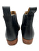 Nisolo Shoe Size 8 Black Leather Elastic Round Pointed Toe Boots Black / 8