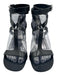 Michael Kors Collection Shoe Size 37 Black Leather open toe Strappy Sandals Black / 37