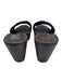 Salvatore Ferragamo Shoe Size 8 Dark Brown Leather Upper open toe Logo Sandals Dark Brown / 8