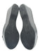 Salvatore Ferragamo Shoe Size 7.5 Black & Silver Pig Leather open toe Sandals Black & Silver / 7.5