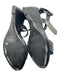 Pierre Hardy Shoe Size 38 Black Leather Upper Velcro Strap Criss Cross Sandals Black / 38