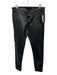 AG Adriano Goldschmied Size 32 Black Cotton & Modal Coated Zip Fly Jeans Black / 32