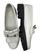 Weejuns Shoe Size 7 White & Black Fringe Gold Hardware Chunky Black Sole Loafers White & Black / 7