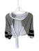 We The Free Size S White& grey& black Cotton Cropped Tie Back Open Back Top White& grey& black / S