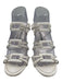 Manolo Blahnik Shoe Size 39 White Leather Upper Buckle Detail Mule Sandals White / 39