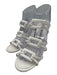 Manolo Blahnik Shoe Size 39 White Leather Upper Buckle Detail Mule Sandals White / 39