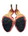 Dolce & Gabbana Shoe Size 38.5 Red & Black Leather Upper Snake Print Sandals Red & Black / 38.5