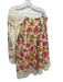 Farm Rio Size M Cream White & Multi Linen Blend One Shoulder Flora & Fauna Dress Cream White & Multi / M