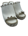 Valentino Garavani Shoe Size 40 Cream White Leather Upper Rockstud Mules Cream White / 40
