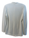 Blaque Label Size M White Rayon Blend Ponte Collarless High Low Blazer Jacket White / M