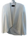 Blaque Label Size M White Rayon Blend Ponte Collarless High Low Blazer Jacket White / M