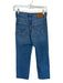 Levi's Size 25 Med Light Wash Cotton High Waist Button Fly Straight Jeans Med Light Wash / 25