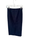 J. Crew Size 0 Navy Cotton Blend Back Zip Pencil Skirt Navy / 0