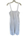 Banana Republic Size XS White Cotton Sleeveless Pleat Detail Maxi Dress White / XS