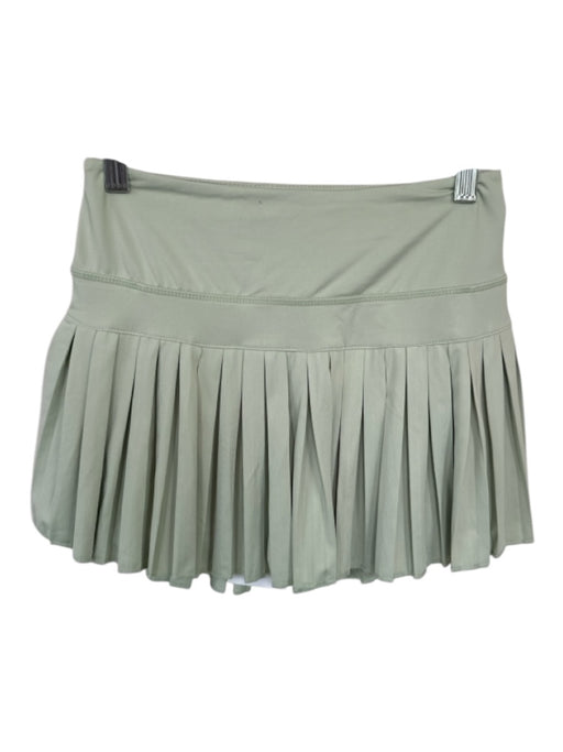 Goldhinge Size S Sage green Polyester Blend Waist Band Pleated Athletic Skort Sage green / S