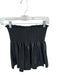 Queen of Sparkles Size XS Black Polyester Smocked Metallic Shorts Black / XS