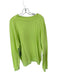 Ray Size L Neon green & blue Cotton Mock Neck Logo Long Sleeve Sweatshirt Neon green & blue / L