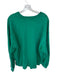 Daily Drills Size XS/S Green Cotton Long Sleeve Crew Neck Athletic Sweatshirt Green / XS/S