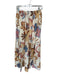 Everleigh Size S Cream & Red Elastic Waist Botanical Maxi Skirt Cream & Red / S