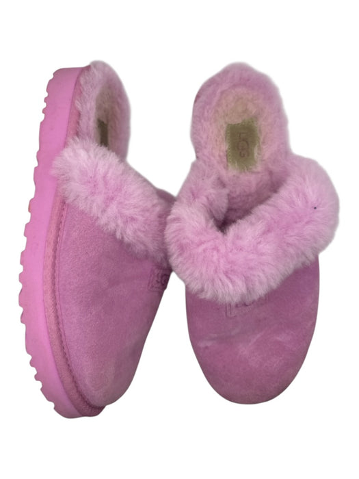 Ugg Shoe Size 8 Purple Suede Shearling Lined Slippers Purple / 8