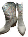 Dolce Vita Shoe Size 9 Cream & pink Canvas & Leather Pointed Toe Flowers Boots Cream & pink / 9